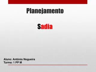 planejamento s adia
