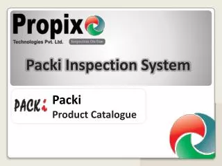 Packi Product Catalogue
