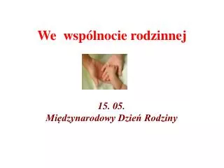 we wsp lnocie rodzinnej