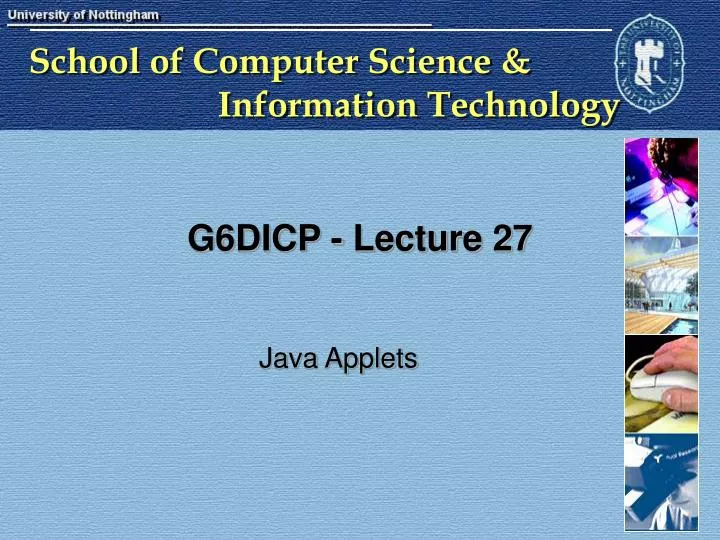 g6dicp lecture 27