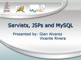 Servlets, JSPs and MySQL