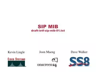SIP MIB draft-ietf-sip-mib-01.txt