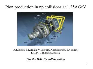 Pion production in n p collisions at 1.25 A GeV