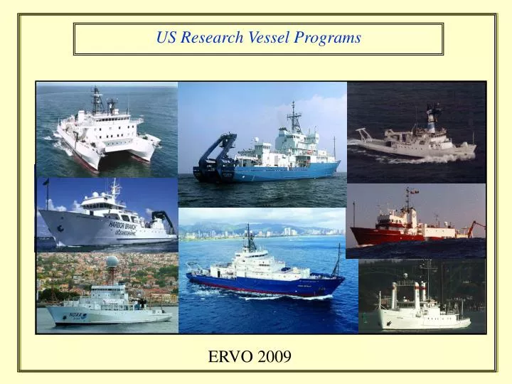 ocean agor general purpose research vessel program