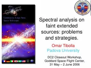 Spectral analysis on faint extended sources: problems and strategies.