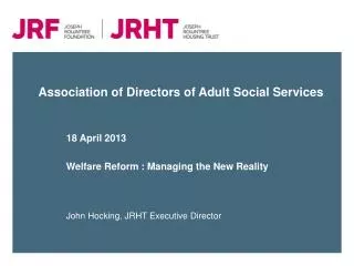 Association of Directors of Adult Social Services