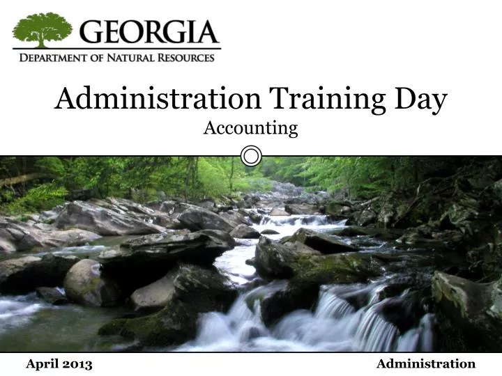 administration training day accounting