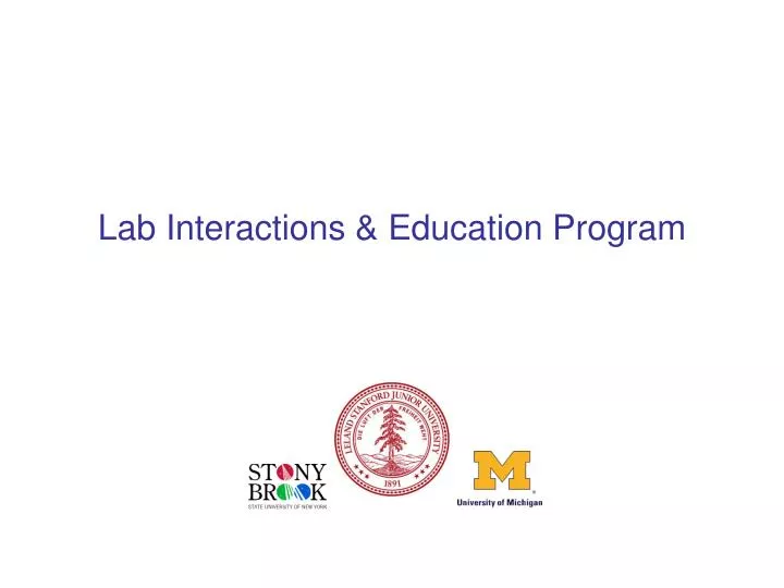 lab interactions education program
