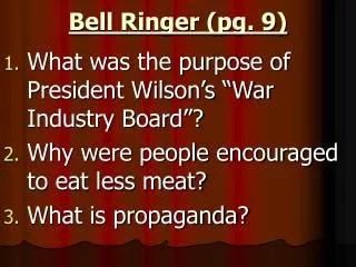 Bell Ringer (pg. 9)
