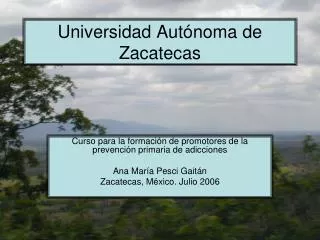 universidad aut noma de zacatecas