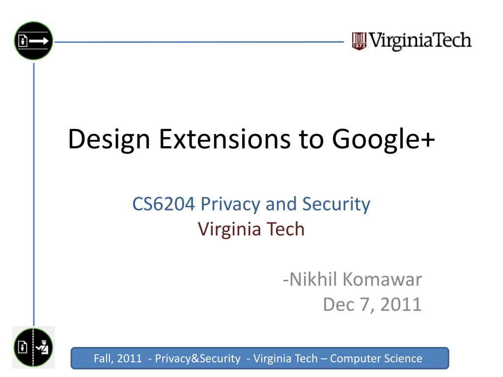 PPT - Design Extensions to Google+ PowerPoint Presentation, free ...