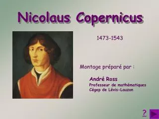 nicolaus copernicus