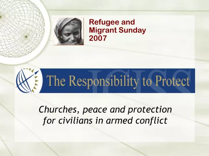 churches peace and protection for civilians in armed conflict