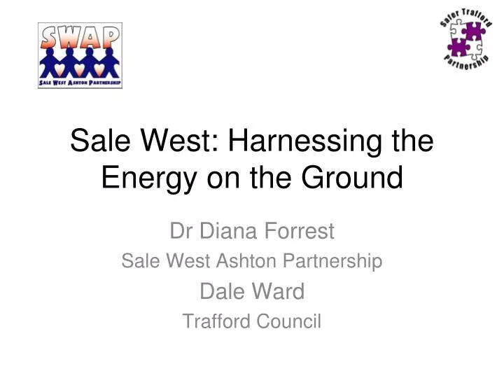 sale west harnessing the energy on the ground