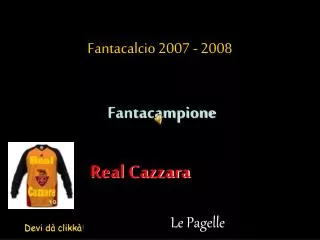 Fantacalcio 2007 - 2008