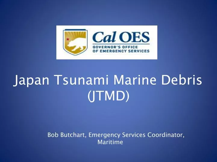 japan tsunami marine debris jtmd