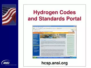 Hydrogen Codes and Standards Portal