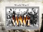 World War I - slide 1