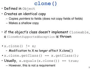 clone()