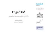 EdgeCAM - slide 1