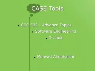 CASE Tools