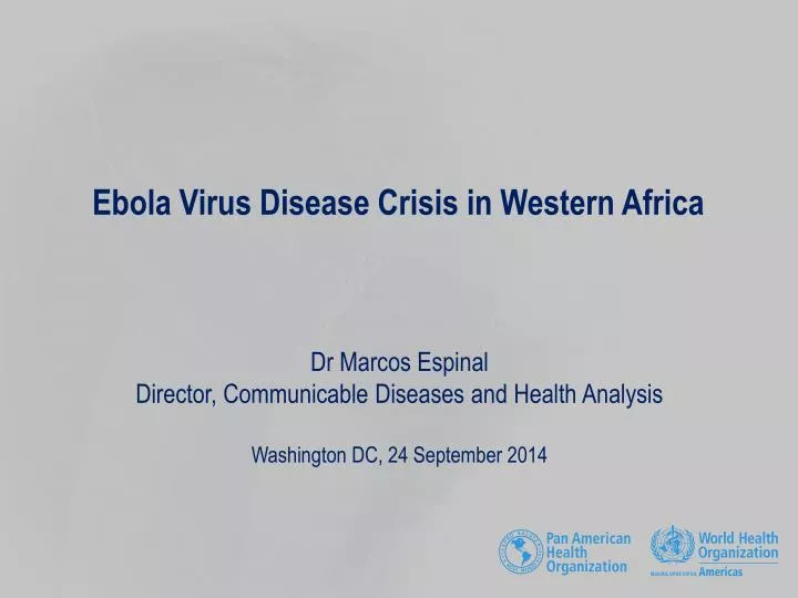 ebola virus disease crisis in western africa