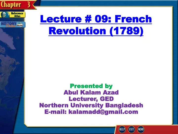 lecture 09 french revolution 1789