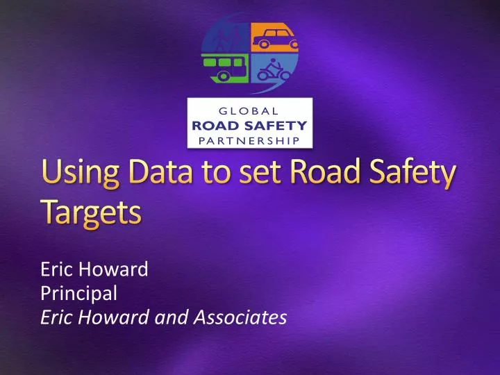 using data to set road safety targets
