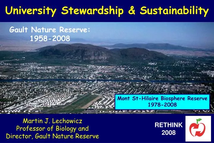 university stewardship sustainability