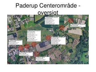 Paderup Centerområde - oversigt