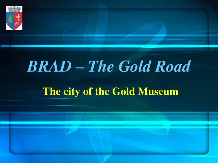 brad the gold road