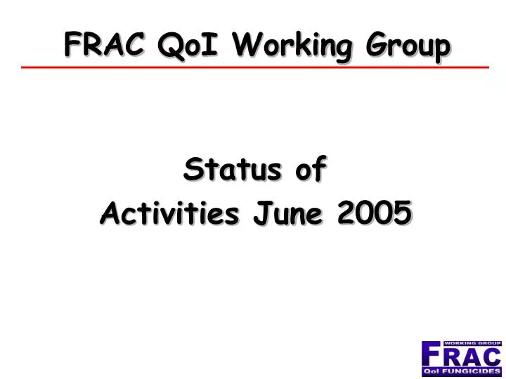 frac qoi working group