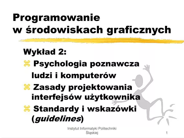 programowanie w rodowiskach graficznych