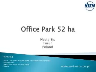 Office Park 52 ha