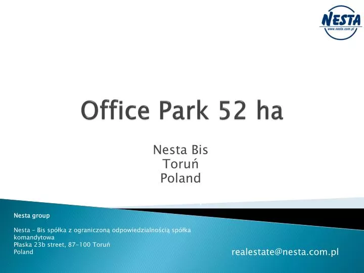 office park 52 ha