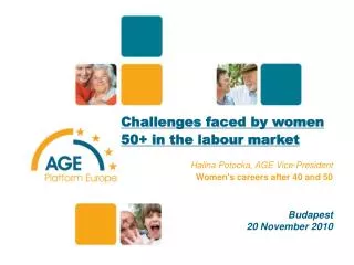 Challenges faced by women 50+ in the labour market