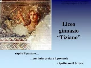 liceo ginnasio tiziano