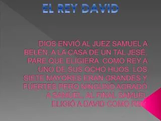 EL REY DAVID