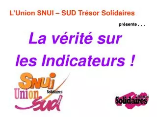 l union snui sud tr sor solidaires pr sente