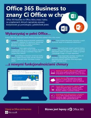 Office 365 Business to znany Ci Office w chmurze