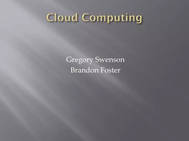 cloud computing