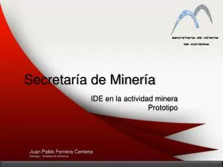 secretar a de miner a