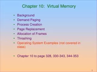 chapter 10 virtual memory