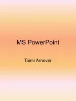MS PowerPoint - slide 1