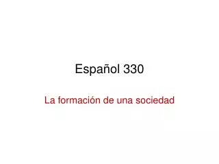 Español 330