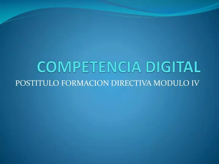 competencia digital