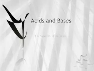 Acids and Bases