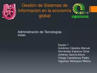 Gestión de Sistemas de Información en la economía global