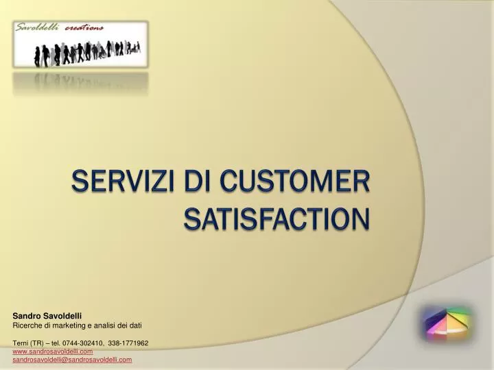 servizi di customer satisfaction