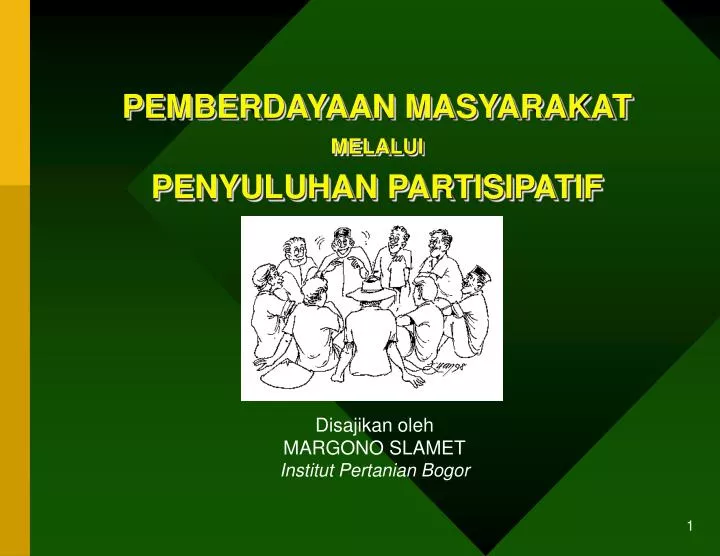 pemberdayaan masyarakat melalui penyuluhan partisipatif